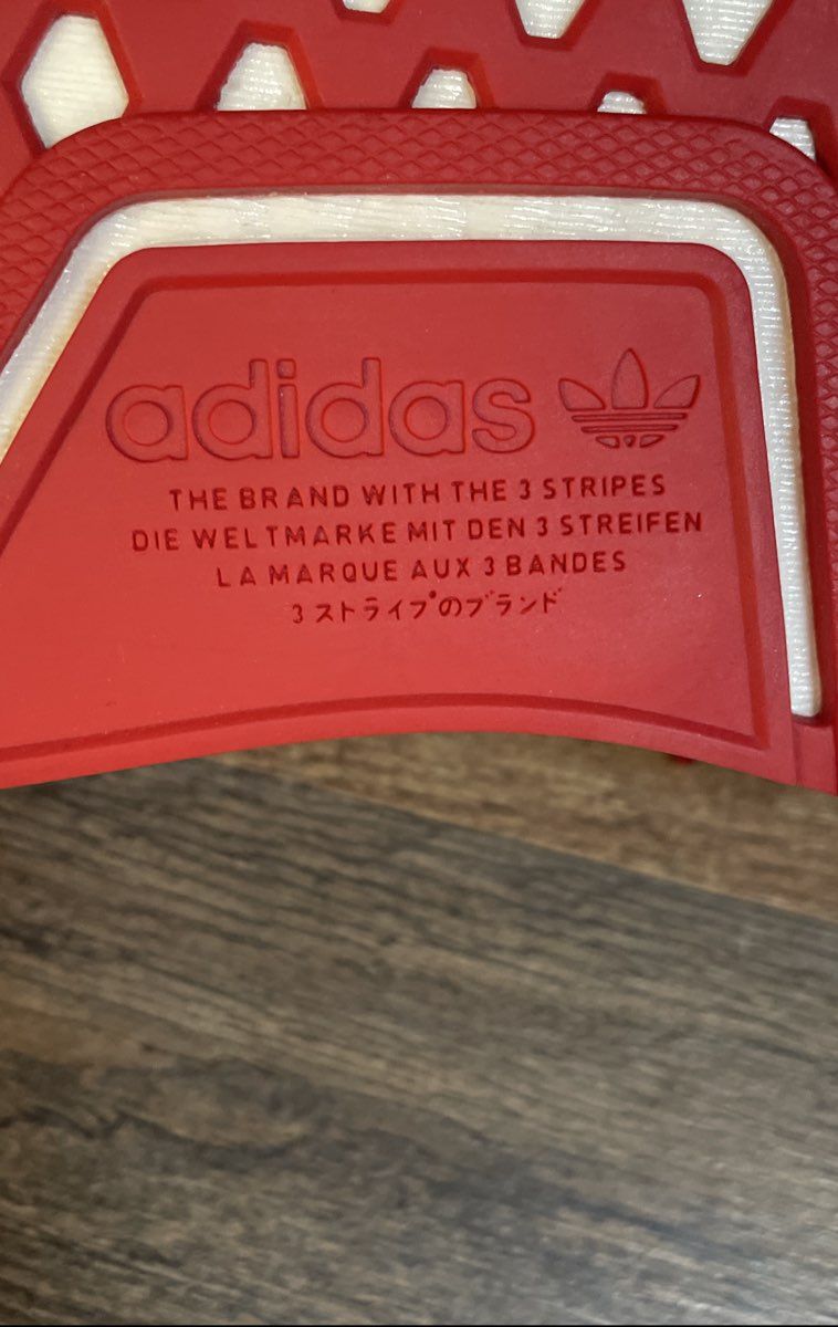 Adidas NMD R1 Triple Red Monochromatic Lifestyle Sneakers Size 7.5