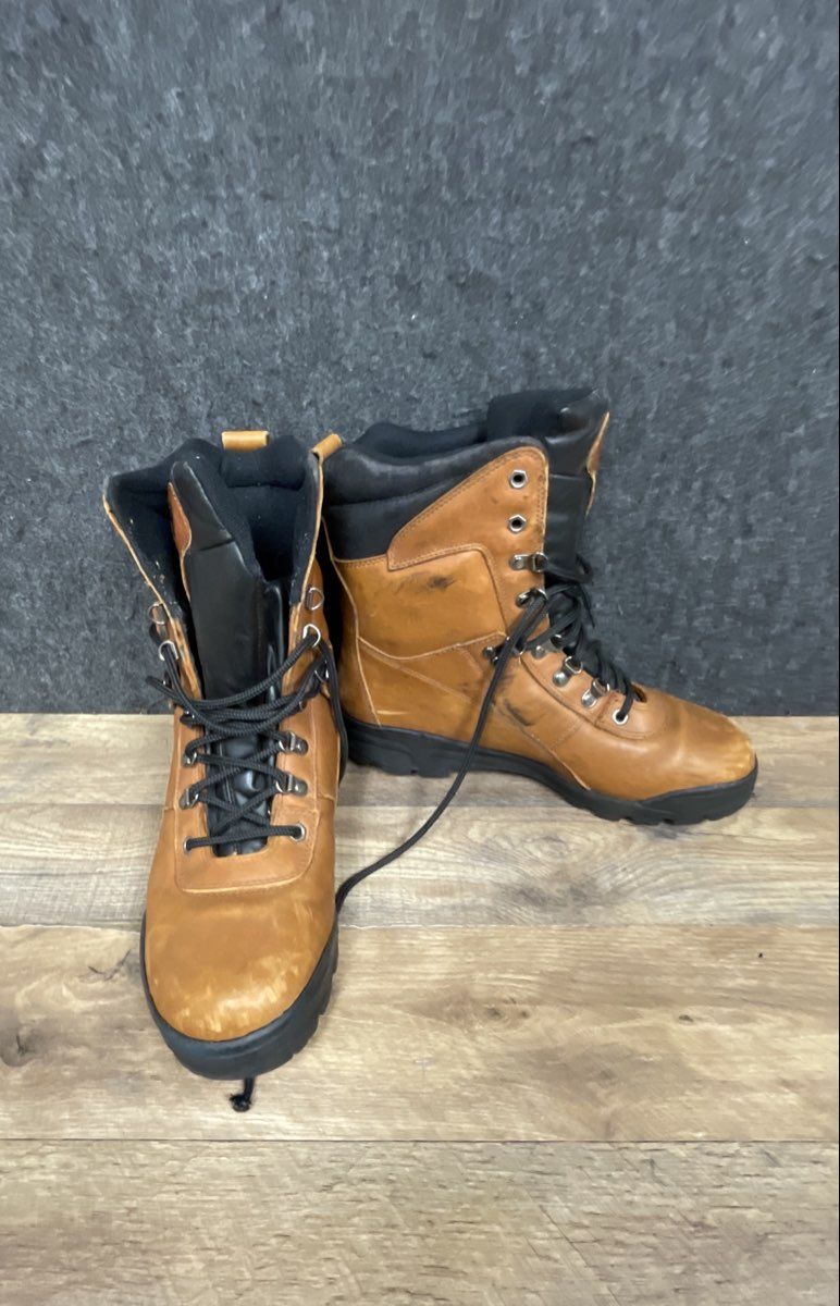 Vintage Y2K Magnum Scout 1268 Tan Leather Tactical Boots Size 11.5