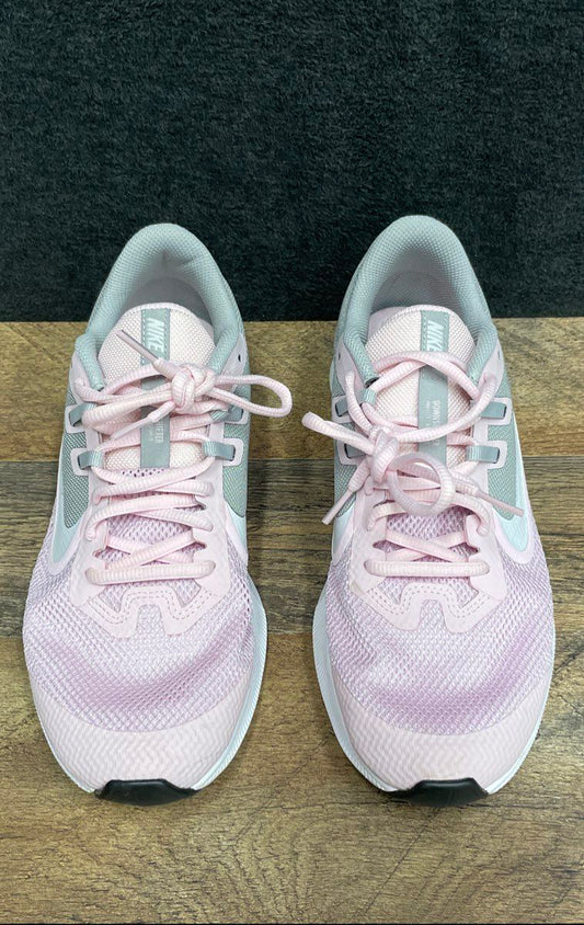 Nike Downshift 9 Pink White Grey Youth Running Shoes Size 7Y