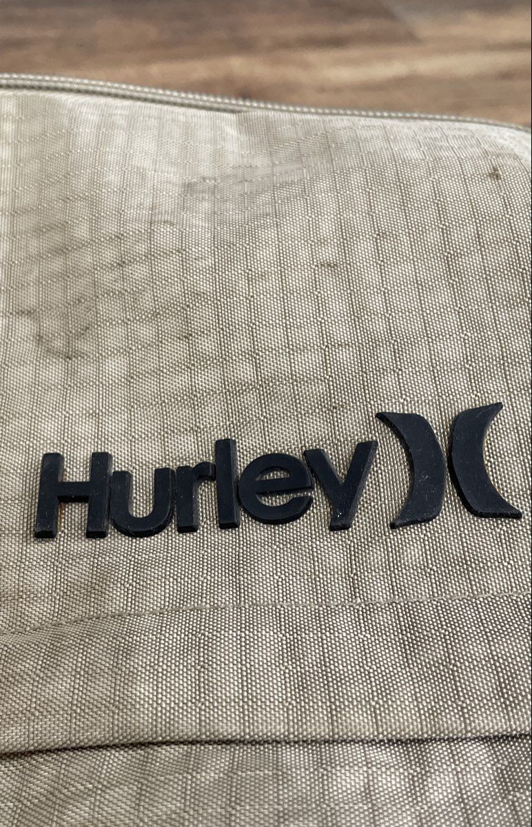 Hurley Cream Textured Multi-Pocket Large Backpack