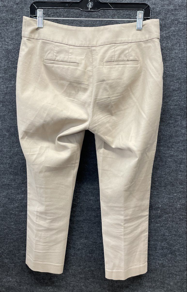 Loft Women's Julie Straight Fit Beige Petite Dress Pants Sz 2P