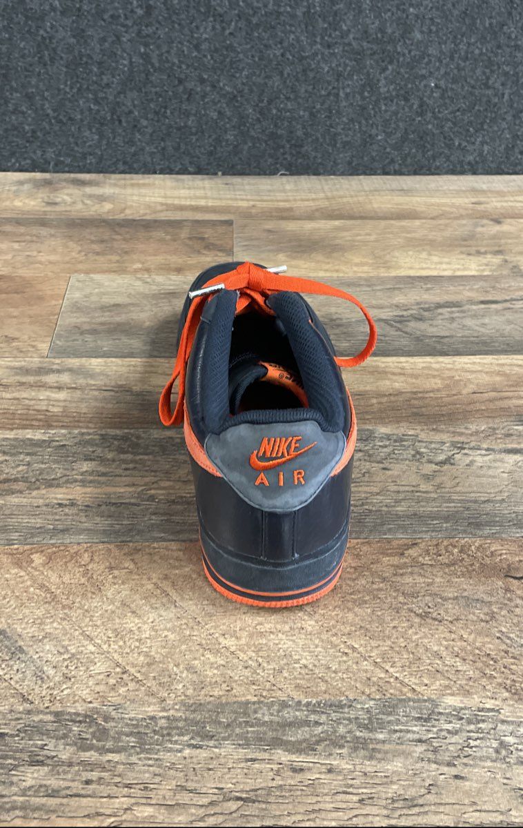 Nike Air Force 1 Low Dark Obsidian Team Orange 2008 Men's Size 10.5