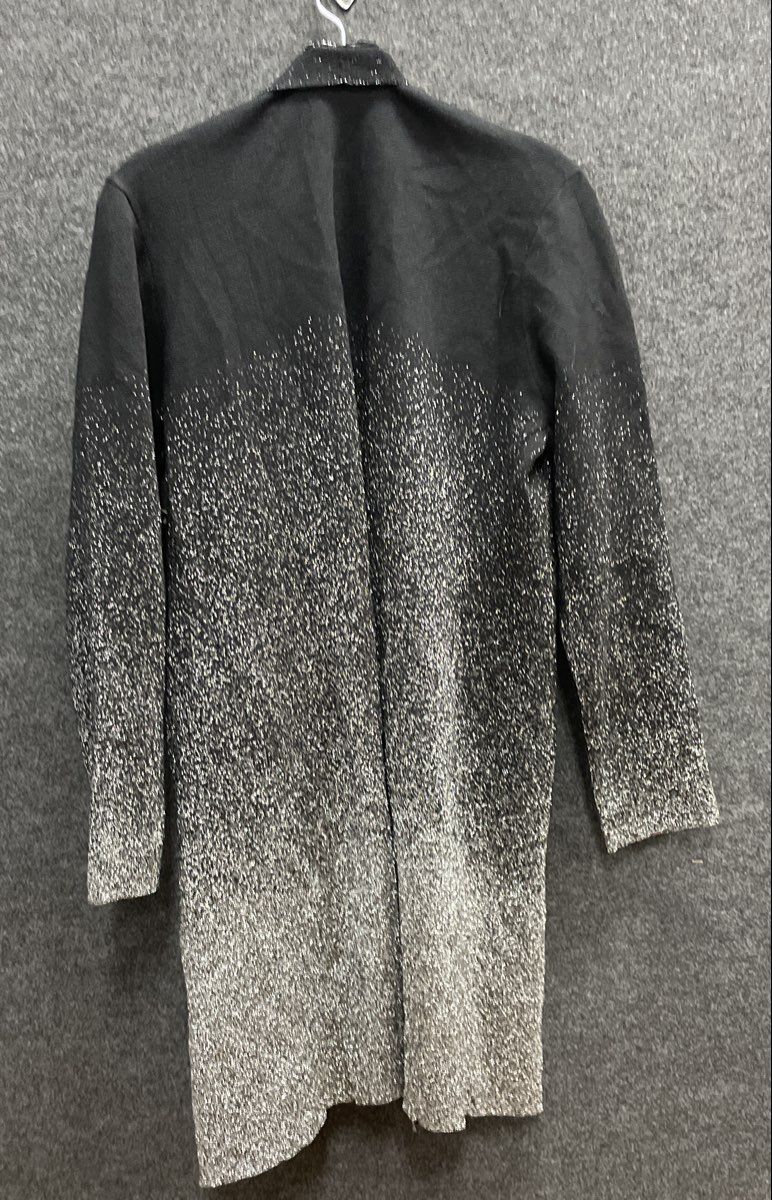 United States Sweaters Women's Black Silver Ombre Cardigan XL NWT