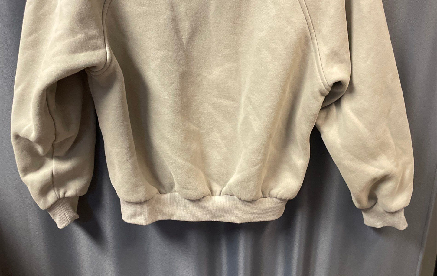 Comfrt Men's Gray Minimalist Heavyweight Oversized Pullover Hoodie Sz M