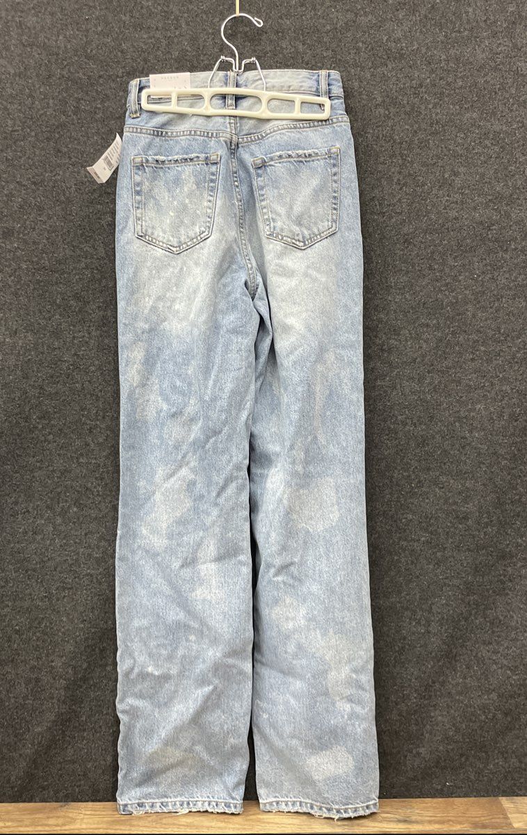 PacSun Women's 90's Boyfriend Jeans Nirvana Light Wash Distressed Sz 24 NWT