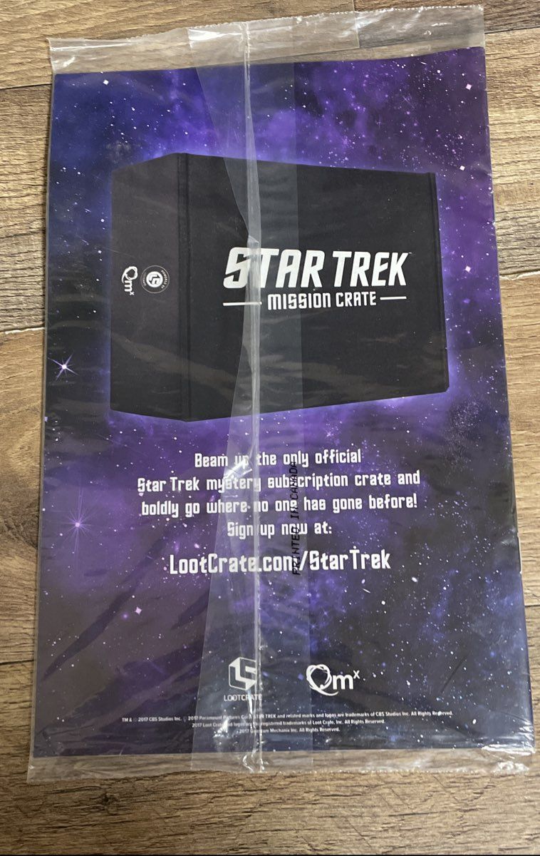 Star Trek TNG Data Action Figure & IDW Mirror Broken Comic Lot Loot Crate