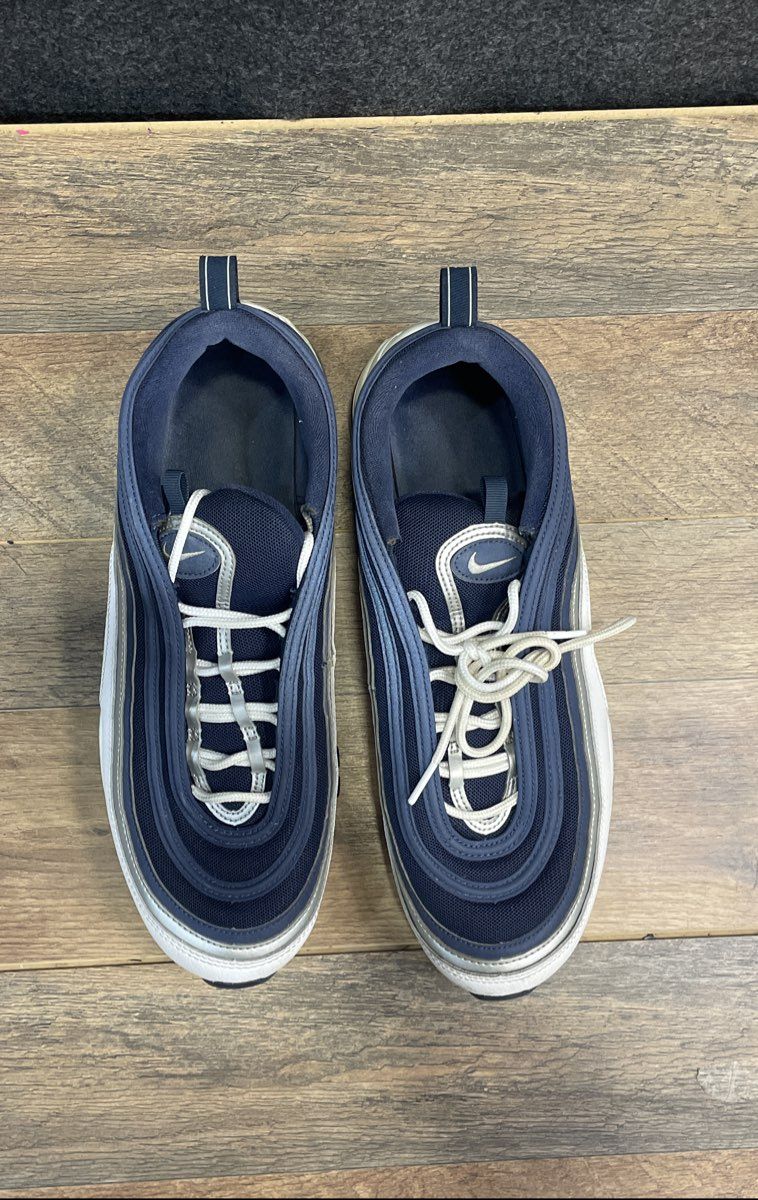 Nike Air Max 97 Midnight Navy White Silver Running Shoes