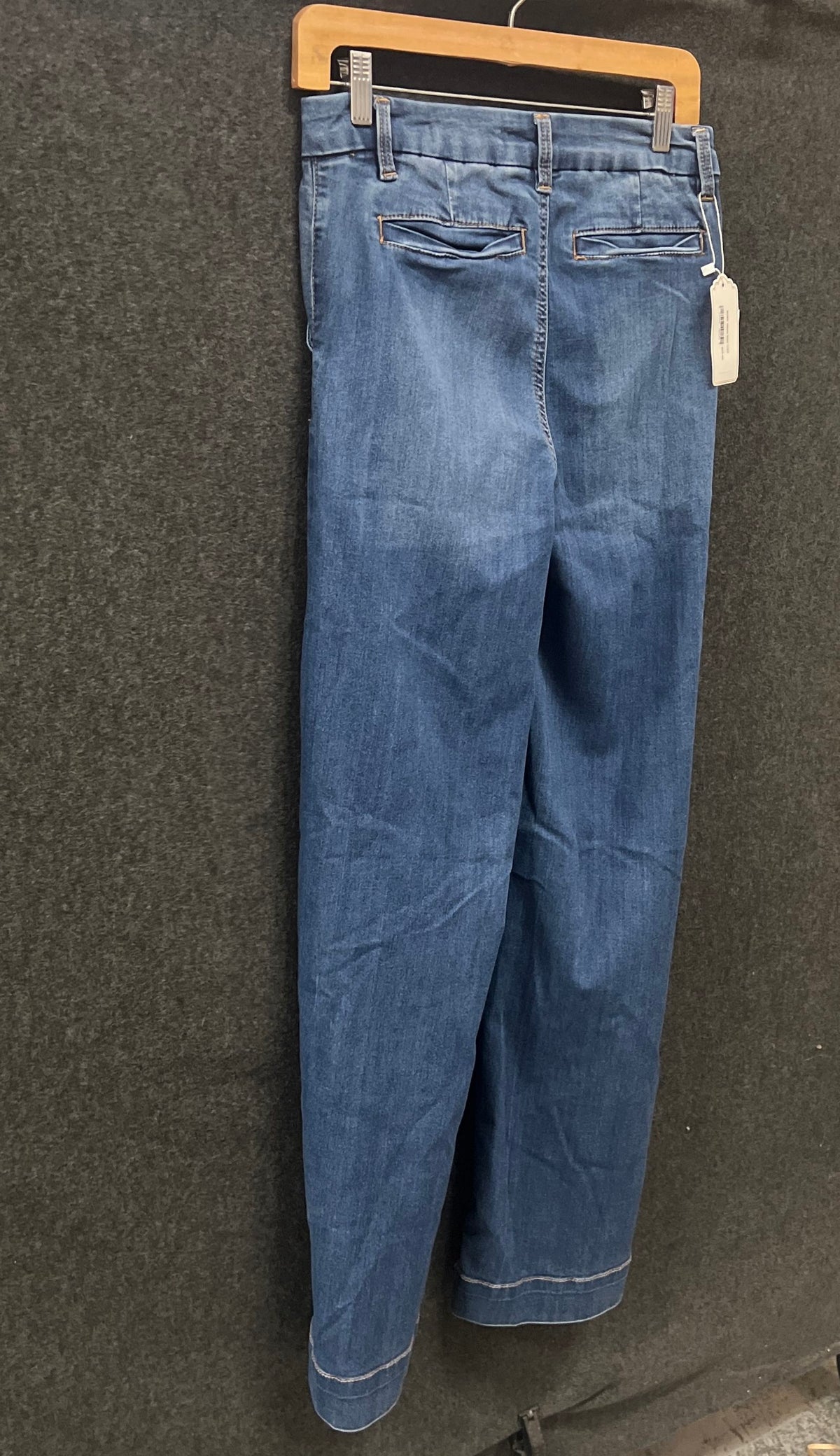 BCBGeneration Women's Blue High Rise Wide Leg Trouser Jeans Size 7/28
