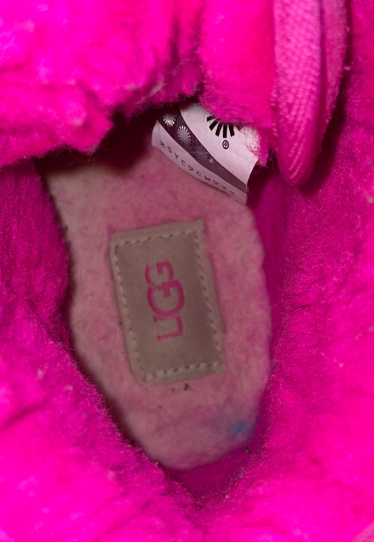 Ugg Neumel II Pink Suede Lace Up Chukka Boots Kids Size 4