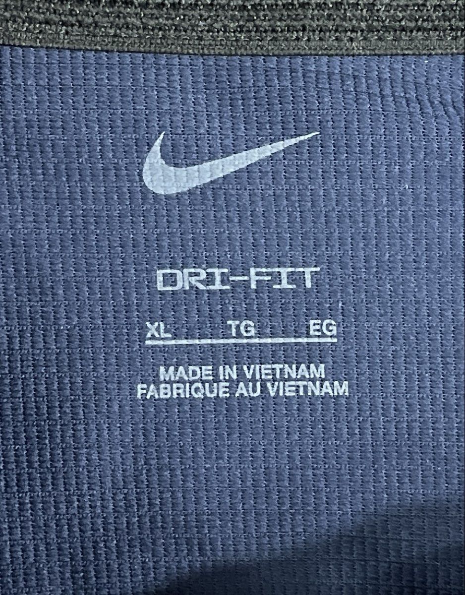 Nike Men's Navy Blue Short Sleeve Dri-FIT Performance Golf Polo Shirt Sz XL