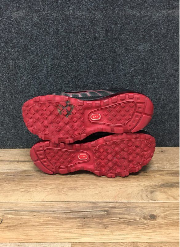 Nike Air Max 2011 Black Sport Red Women's Running Shoes Size 9.5