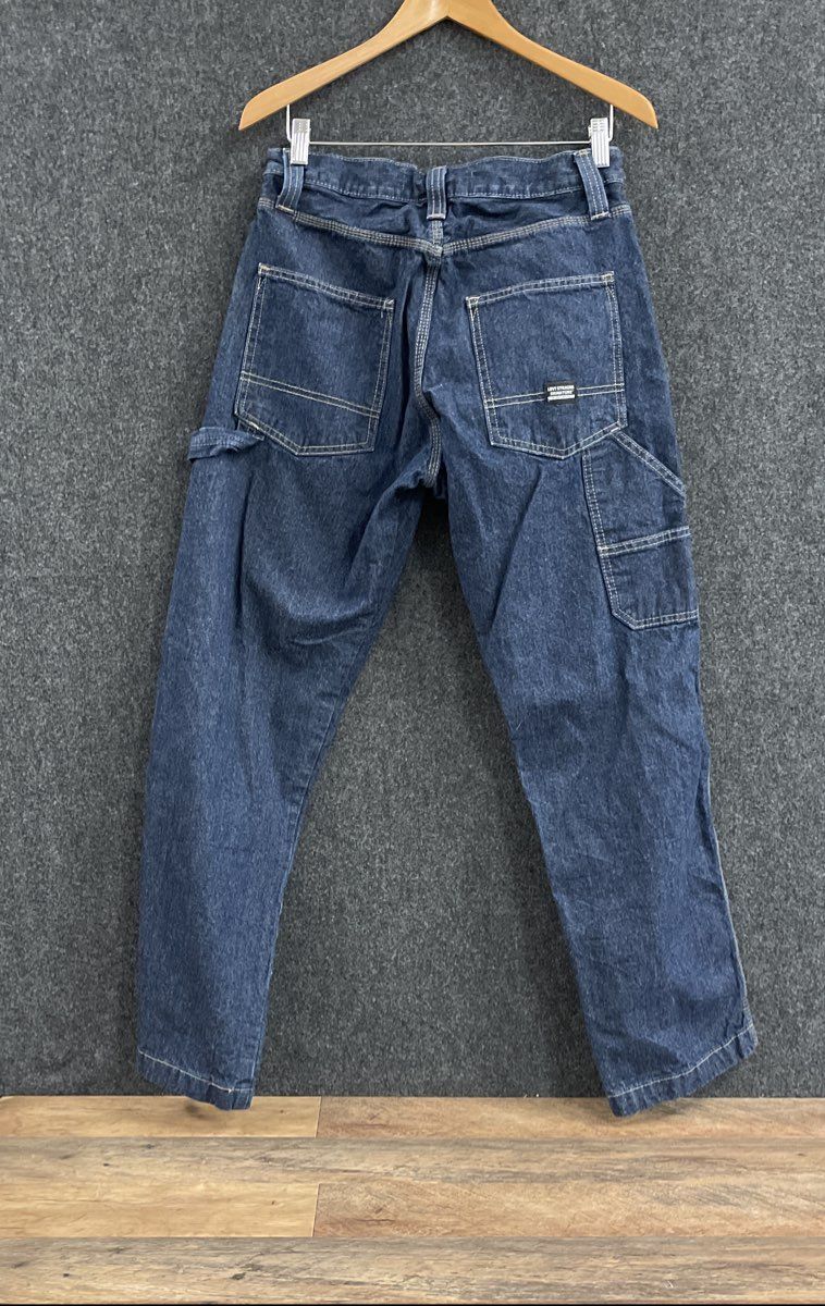 Levi Strauss Signature Men's Dark Wash Blue Carpenter Jeans 100% Cotton 30x30
