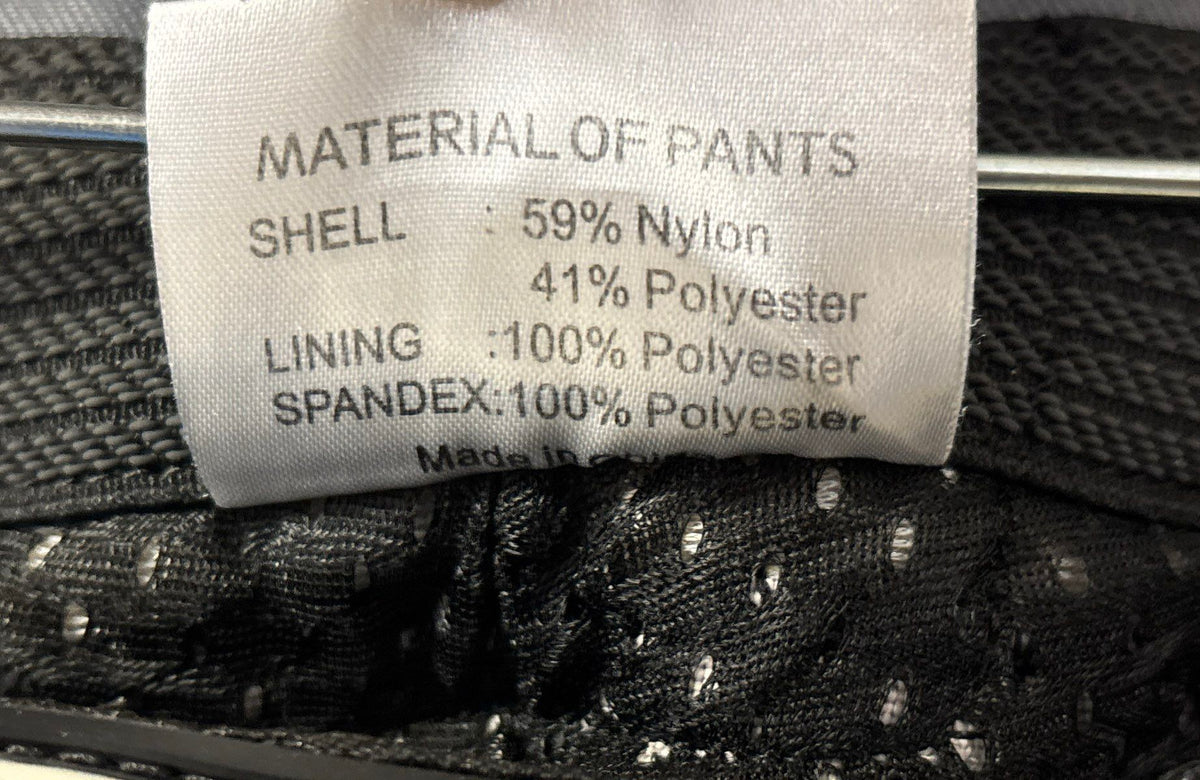 Vintage Nema BMX Downhill Motocross Race Riding Pants Black White Sz 36