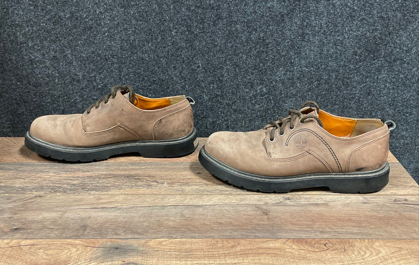 Timberland 95040 Brown Leather Waterproof Casual Oxford Shoes Men's Size 9M