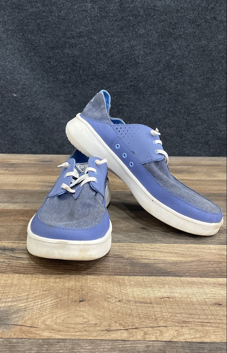 Columbia Bahama Vent PFG Columbia Blue Grey Boat Sneakers Men's Size 9