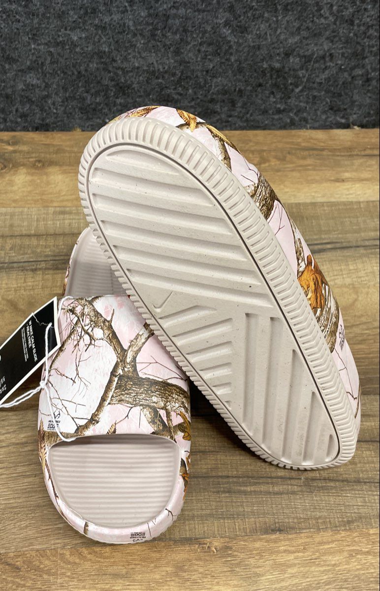 Nike Calm Slide Realtree Silt Red Camo Women's Slides NWT Size 6