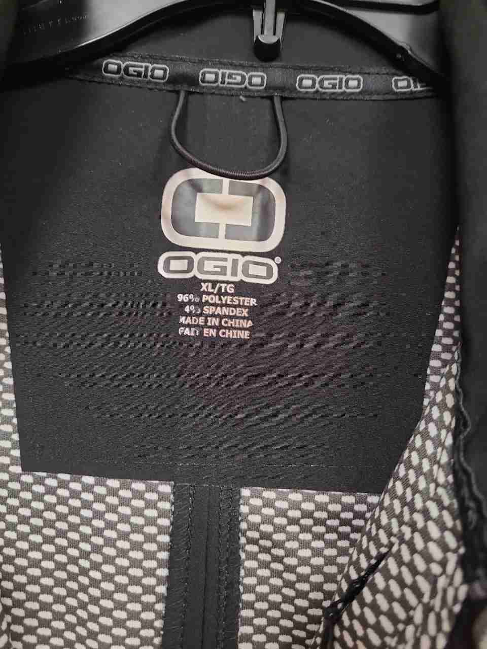 Ogio Men's Black Intake Softshell Full Zip Mock Neck Jacket Size XL
