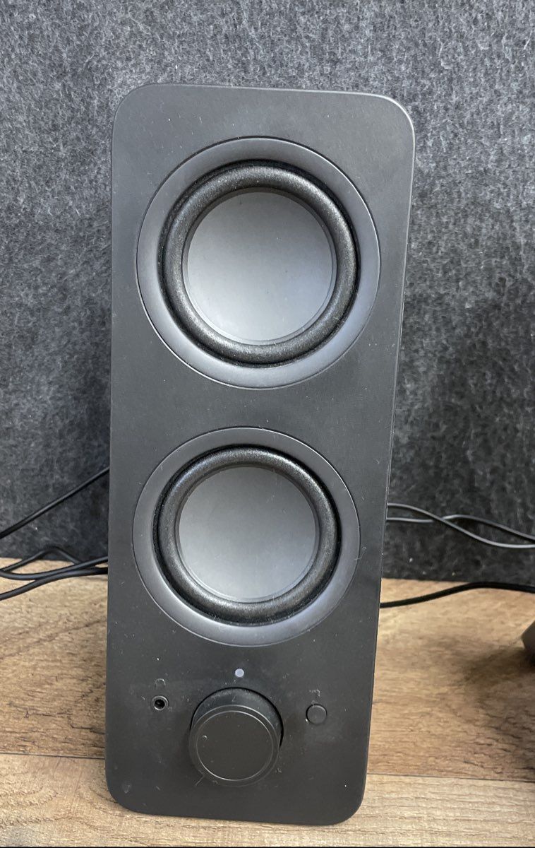 Logitech Logi 2.0 Multimedia Computer Speakers Wired Black Headphone Jack