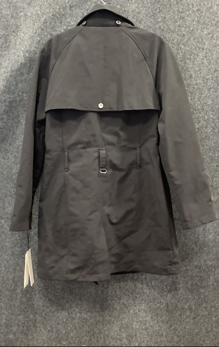 Calvin Klein Women's Black Asymmetrical Zip Moto Style Coat Sz XS NWT