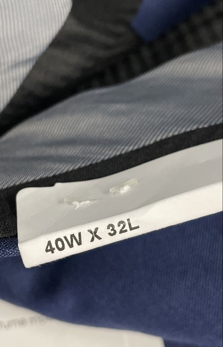 Calvin Klein Men's Jerome Slim Fit Navy Blue Wool Stretch Suit Pant NWT 40x32