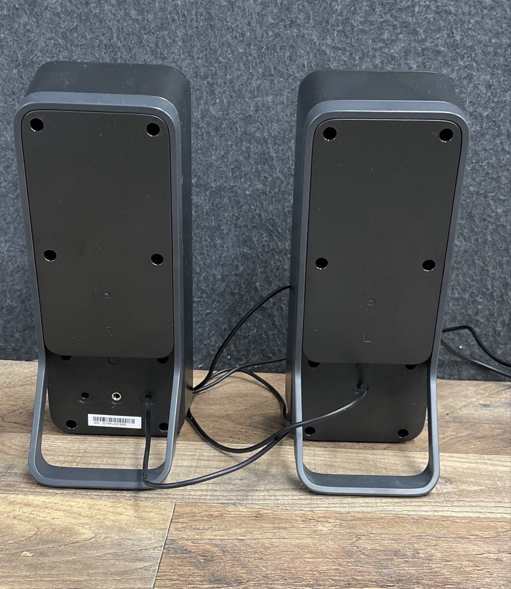 Logitech Logi 2.0 Multimedia Computer Speakers Wired Black Headphone Jack
