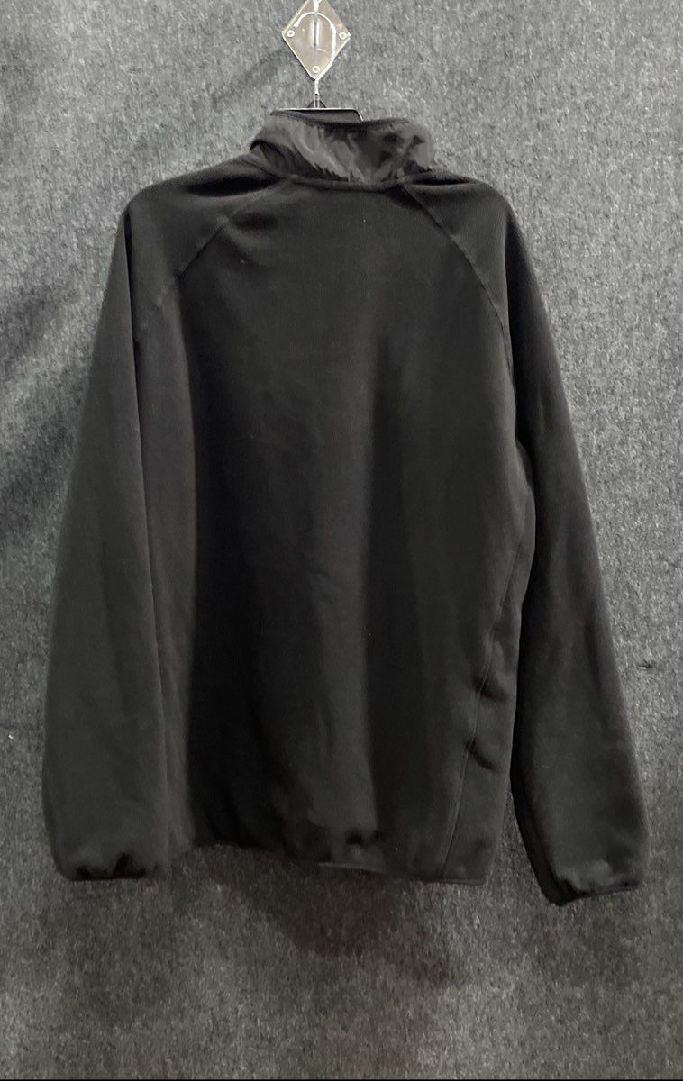 Puma Men's Black Polar Fleece Jacket Woven Pocket Full Zip Sz L NWT