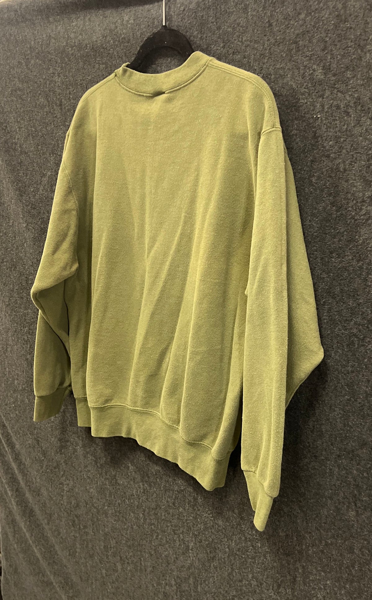 USMC PT Sweatshirt Olive Drab Green US Marine Corps Crewneck Made in USA Sz M