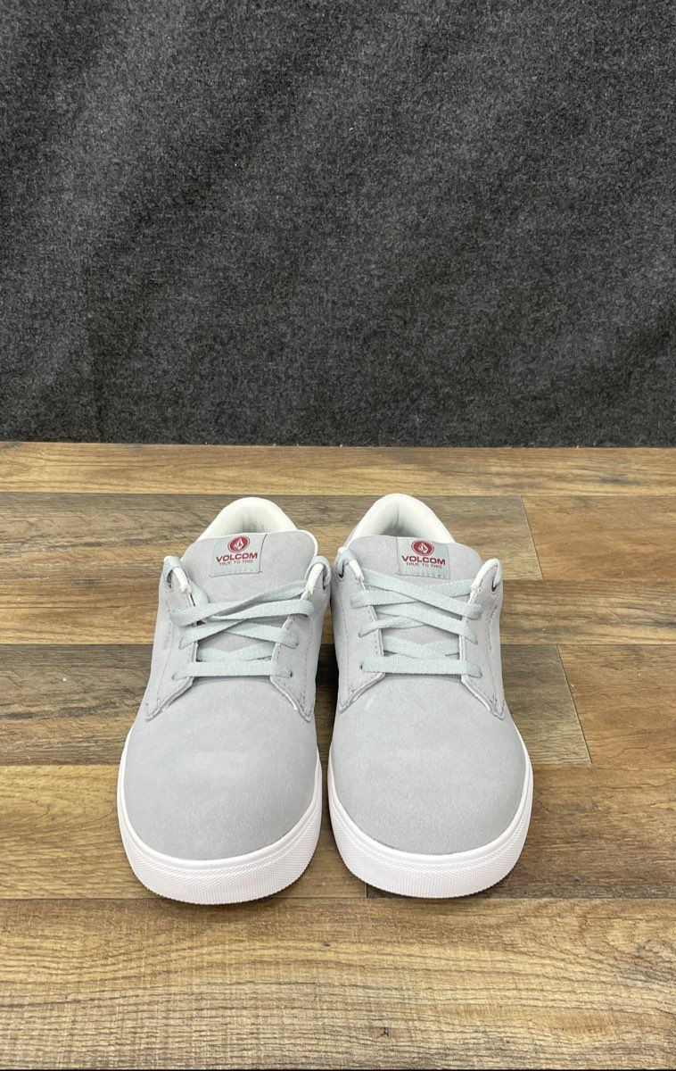Volcom True Gray White Skate Inspired Safety Toe Work Shoe Men's Size 7.5 New