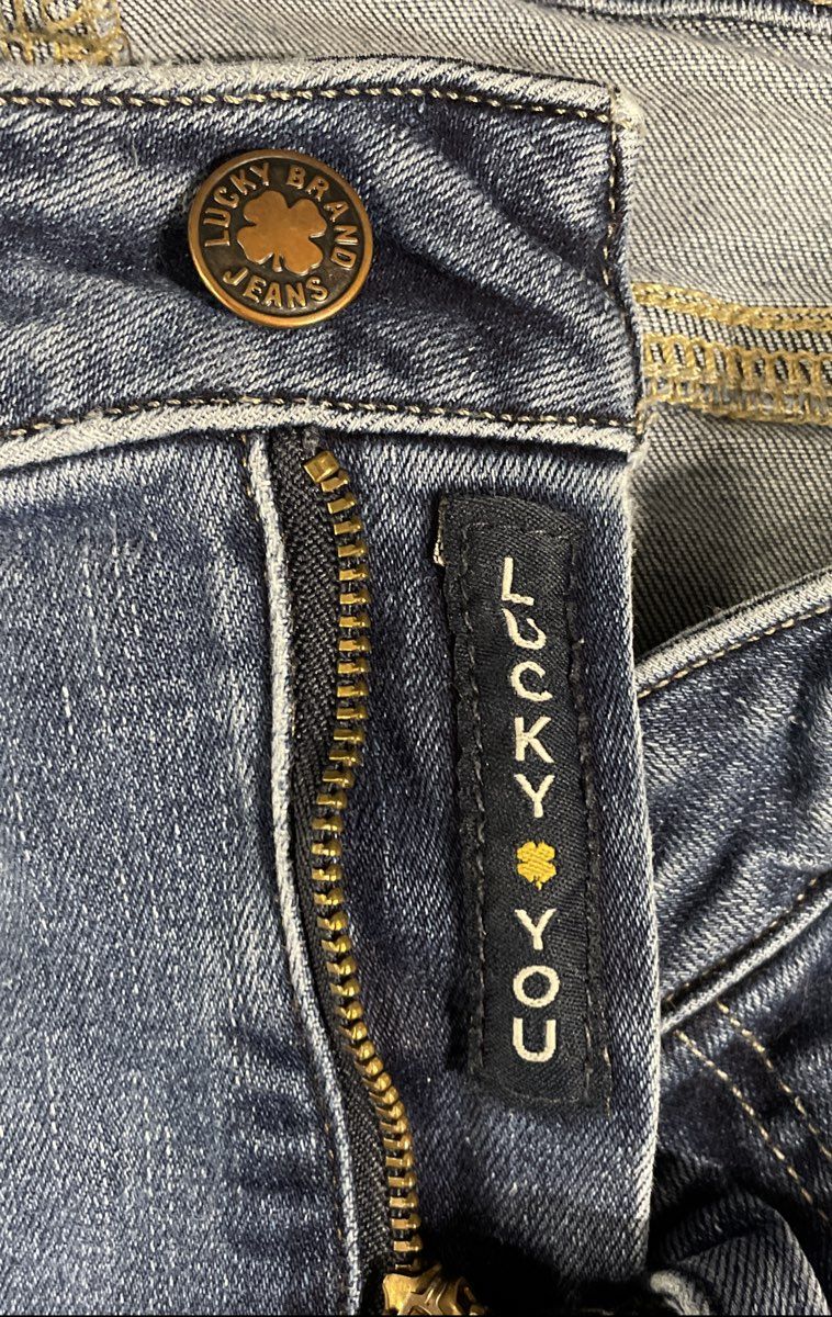 Lucky Brand Women's Blue Medium Wash Skinny Denim Jeans Sz 12/31 Regular