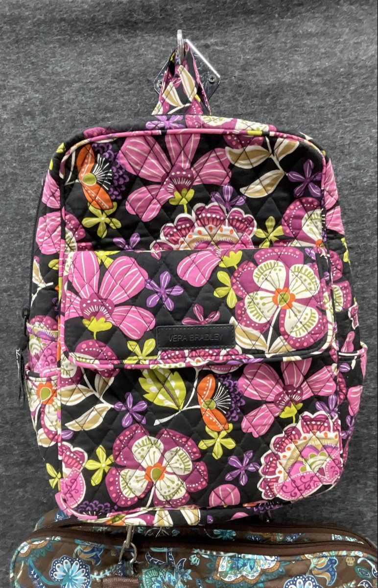 Vera Bradley Backpack Laptop Bag Wallet Wristlet Floral Collection Lot of 5