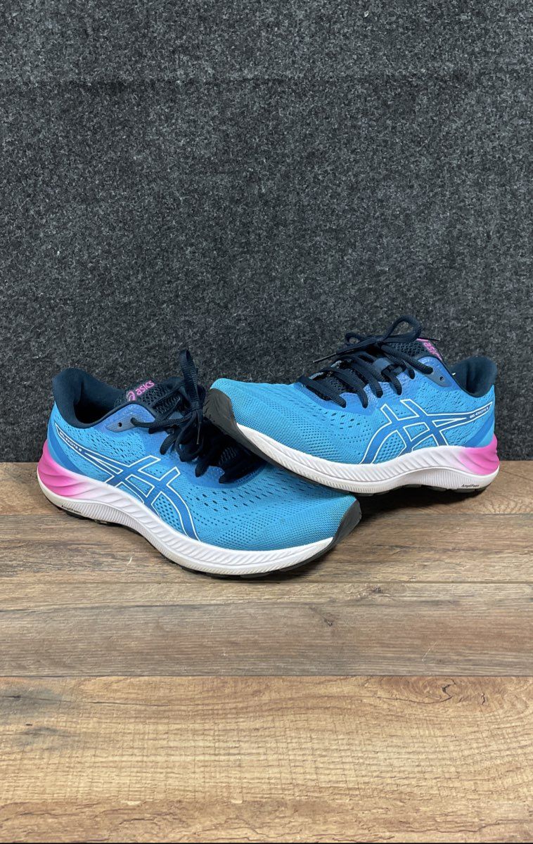 Asics Gel-Excite 8 Blue Pink White Women's Running Shoes Size 11