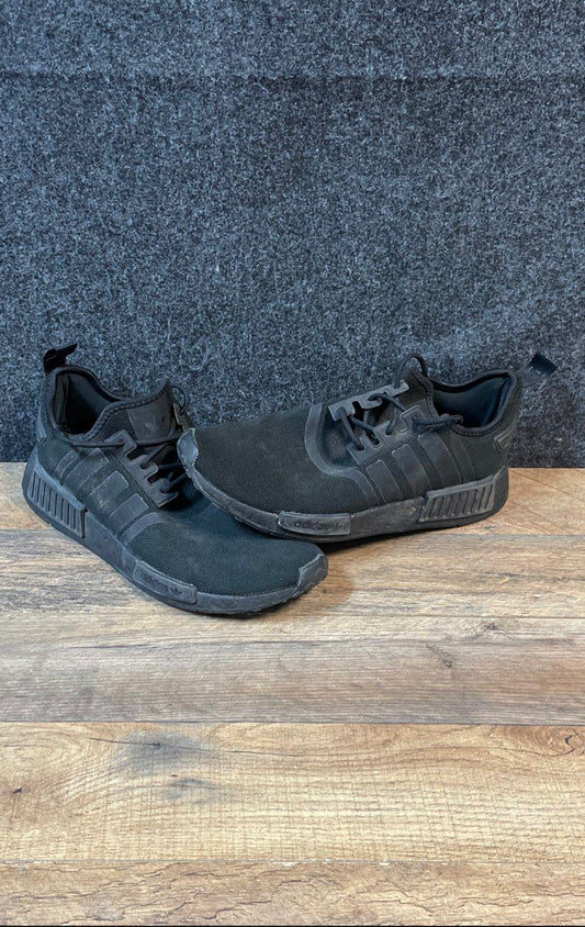 Adidas NMD R1 Triple Black Lifestyle Sneakers Men's Size 9.5