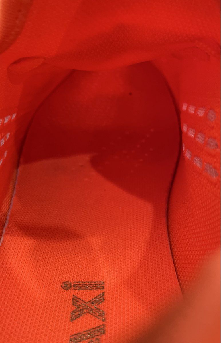 Taxi Orange Knit 4D Style Lifestyle Running Sneakers Men's Size 10