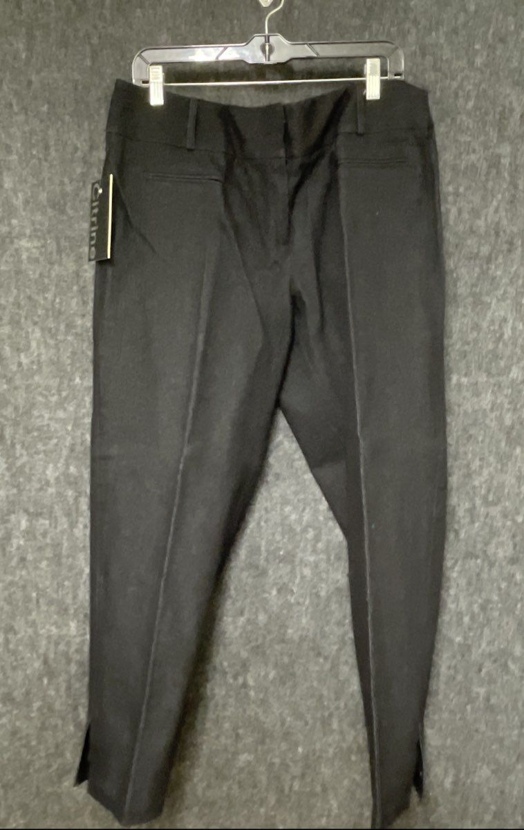 Citrine Collection Women's Black Two-Piece Cropped Jacket & Pants Set NWT Sz 14