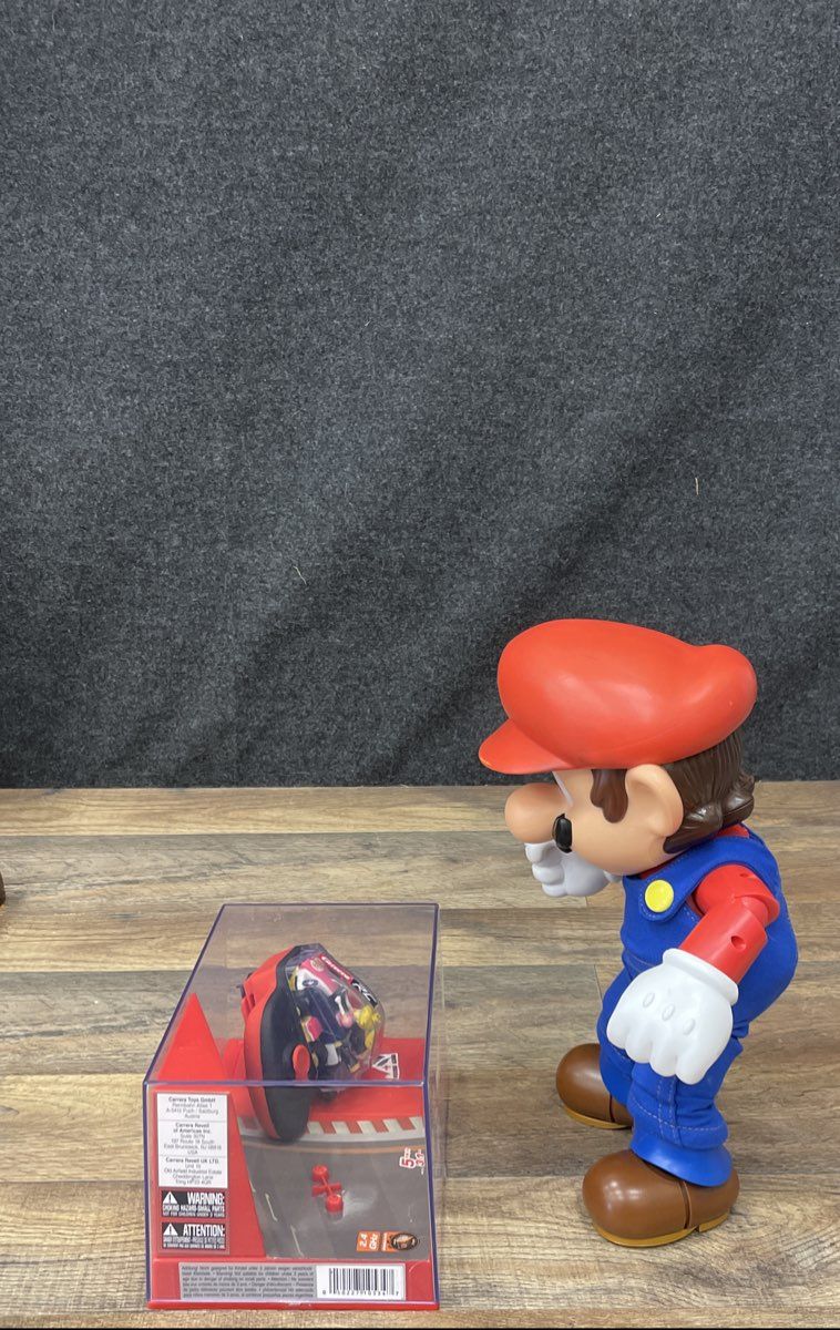 Carrera RC Mini Mario Kart & It's-A Me Mario Figure Lot Nintendo Toys