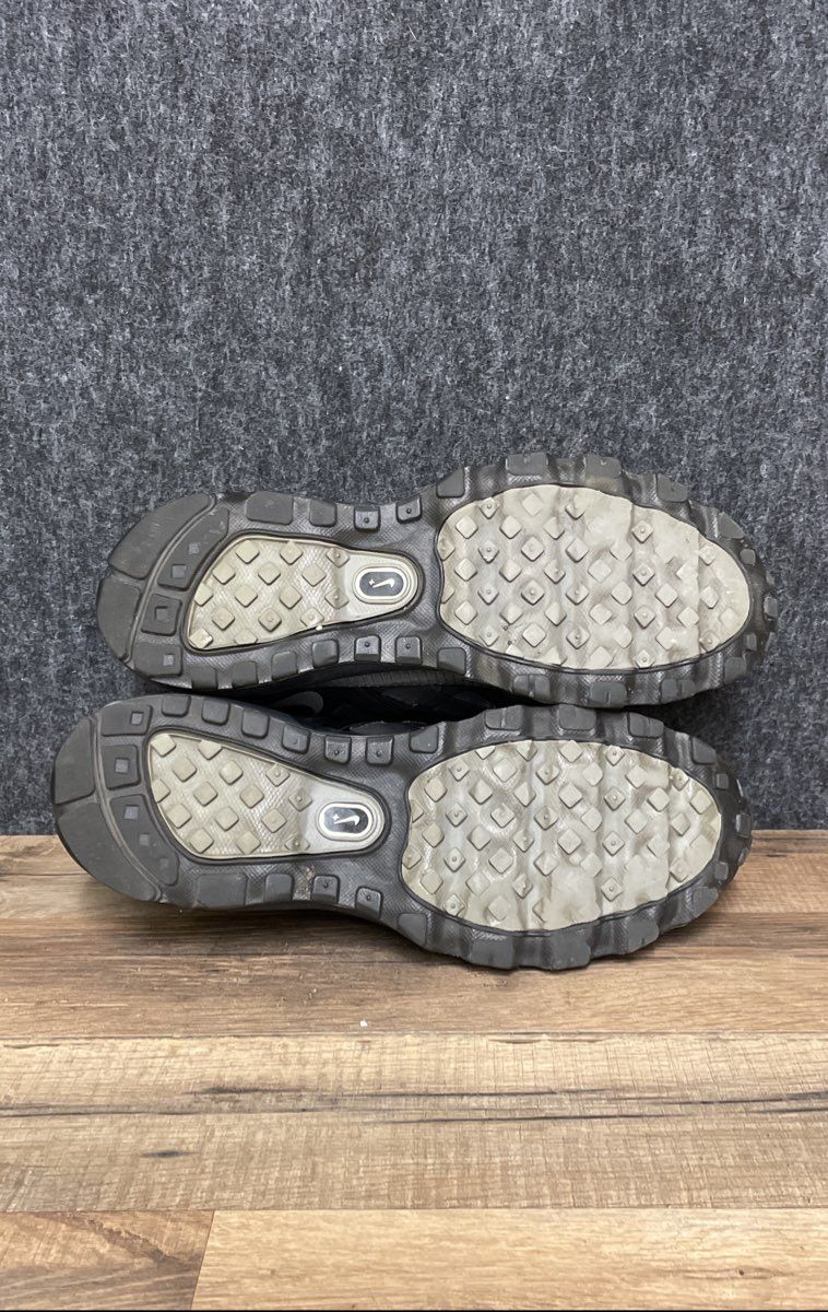 Nike Air Max + 2012 Black Silver Women's Running Shoes Size 9
