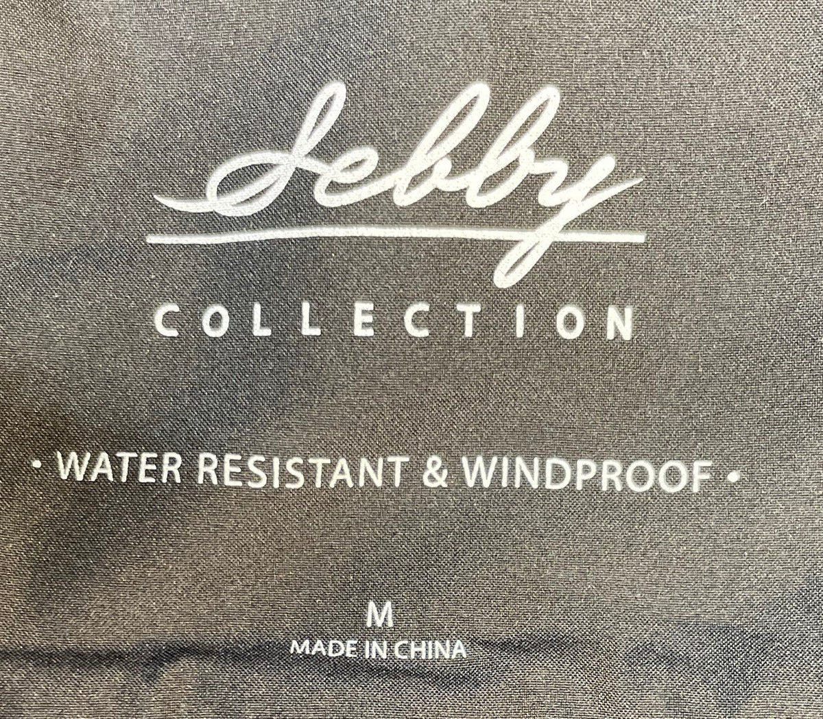 Sebby Collection Women's Black Belted Trench Coat Water Resistant Windproof M