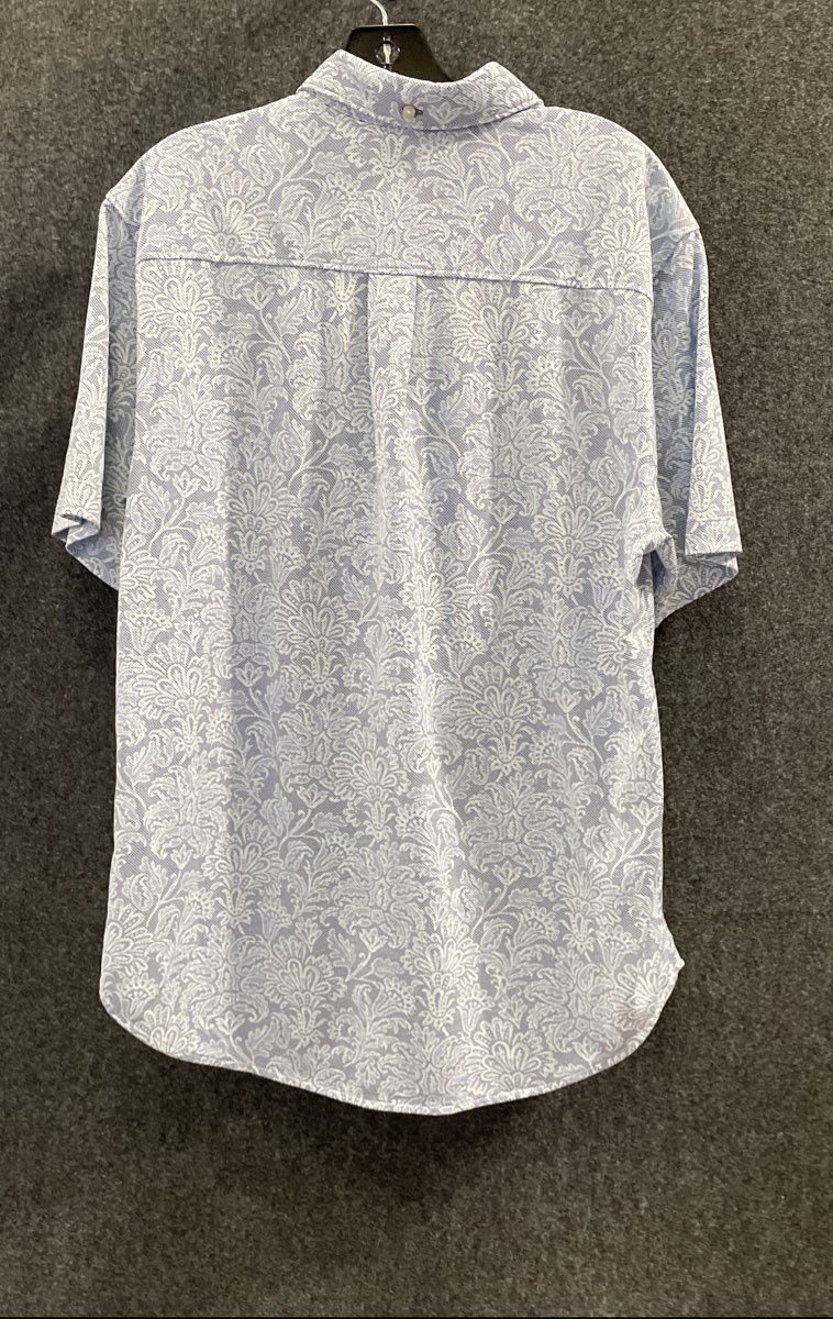 Tommy Bahama Men's Light Blue San Lucio Stretch Floral Button Down Shirt Sz L