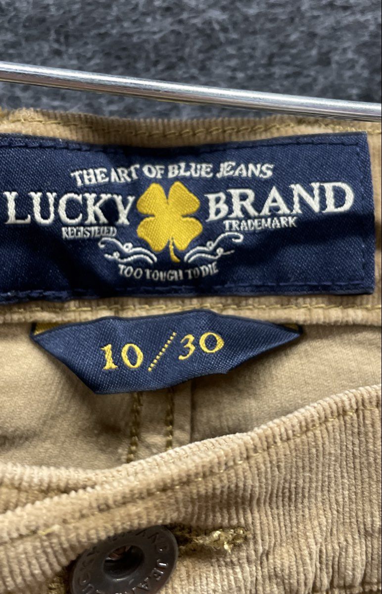 Lucky Brand Women's Brown Tan Corduroy Five Pocket Pants Size 10/30
