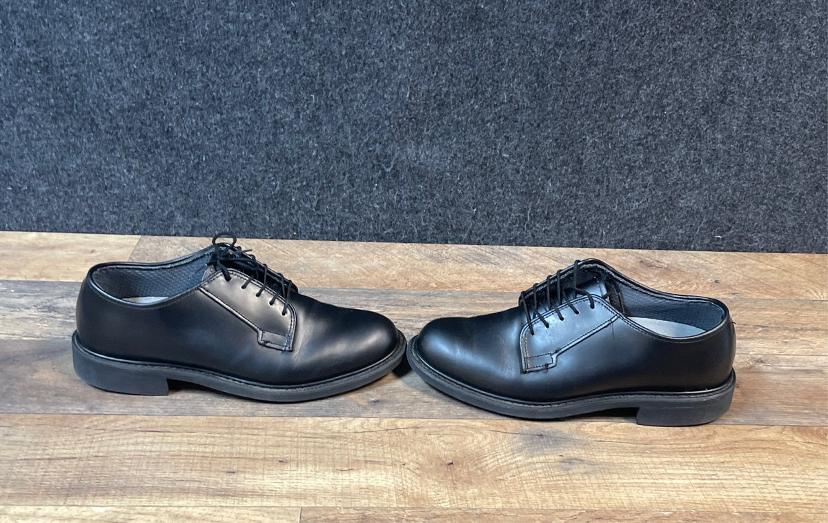 Capps Airlite Uniform Footwear 90268 Black Leather Dress Shoes Size 7.5 D