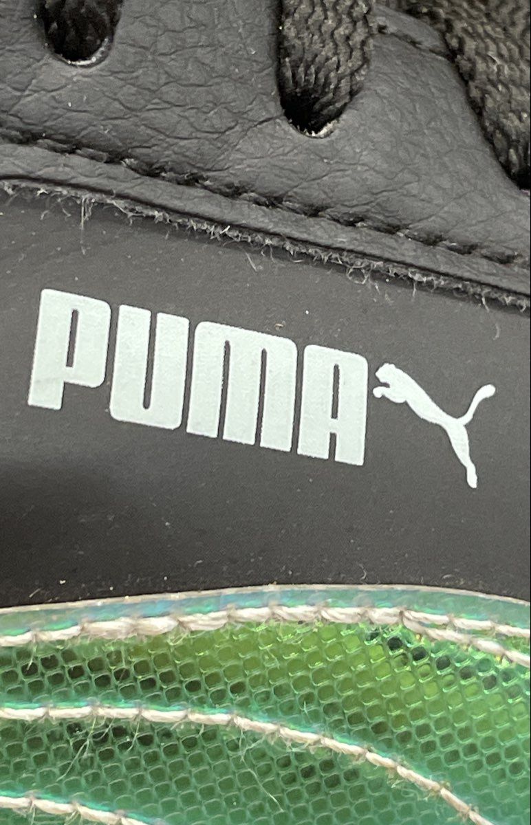 Puma Cali Star Black Iridescent Low Top Sneakers Size 6.5