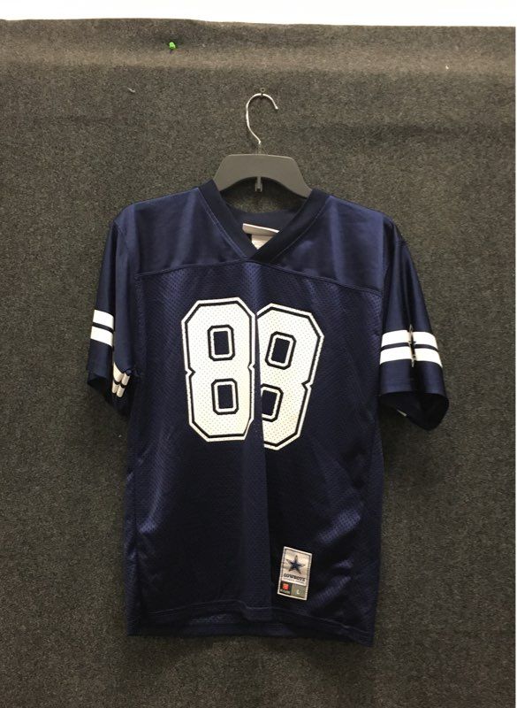 Dallas Cowboys Dez Bryant 88 NFL Football Jersey Navy Blue Youth Sz L