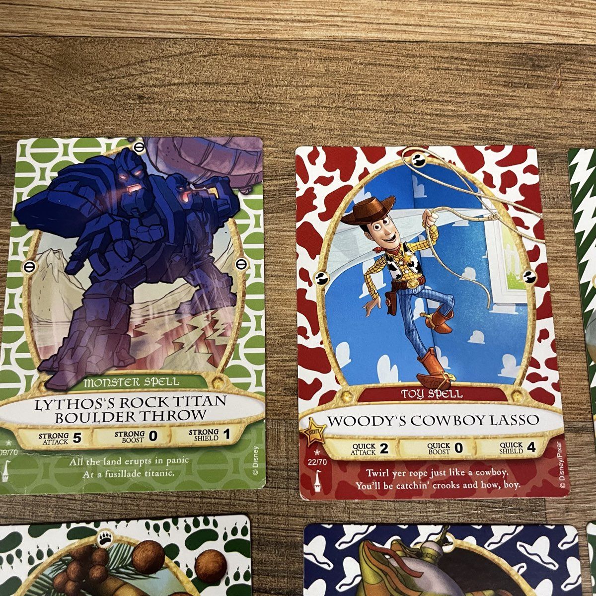 Disney Sorcerers of the Magic Kingdom Card Lot of 24 + Fantasyland Game Board