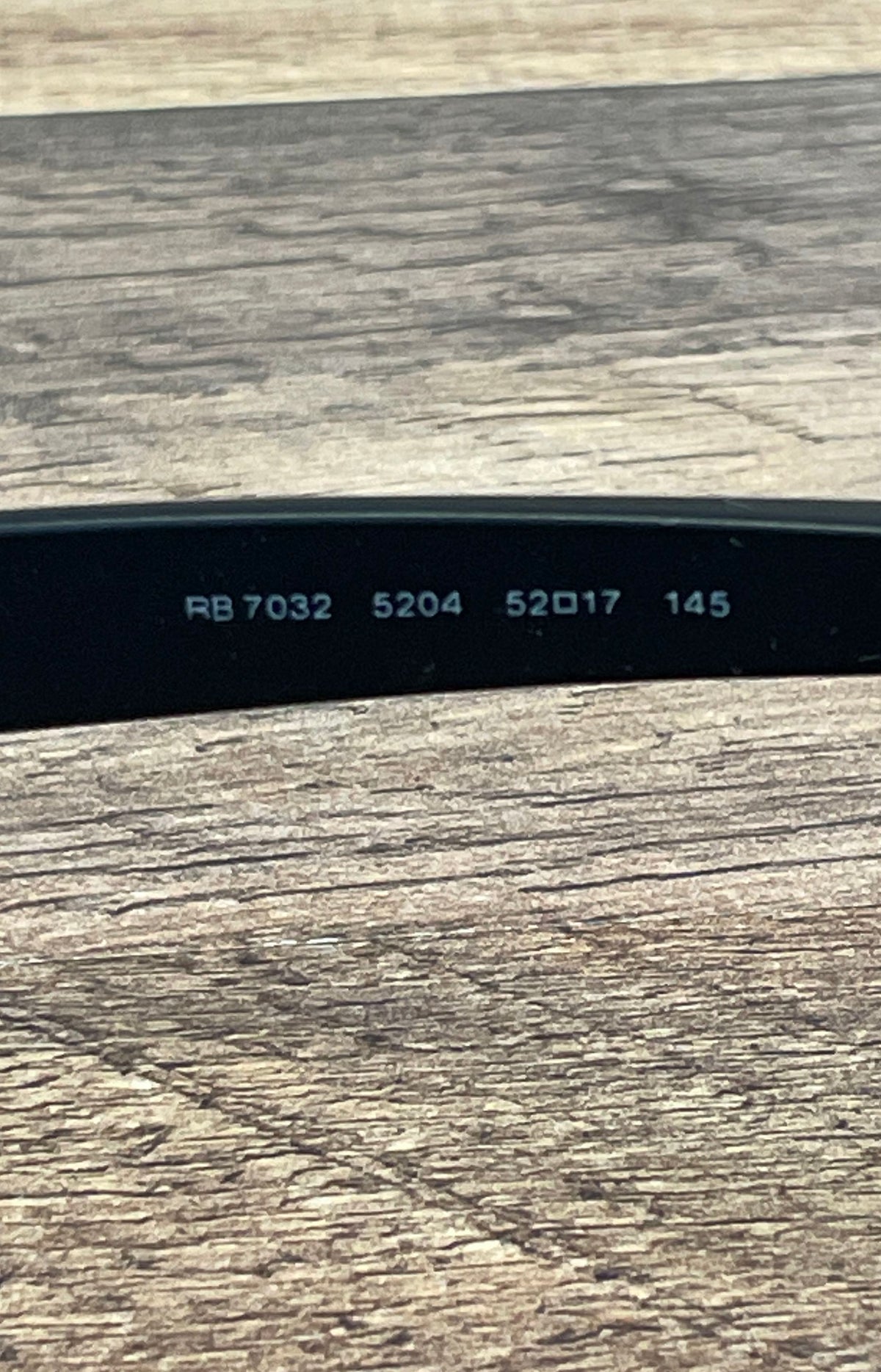 Ray-Ban RB 7032 5204 Liteforce Matte Black Eyeglasses Frames Sz 52 17 145