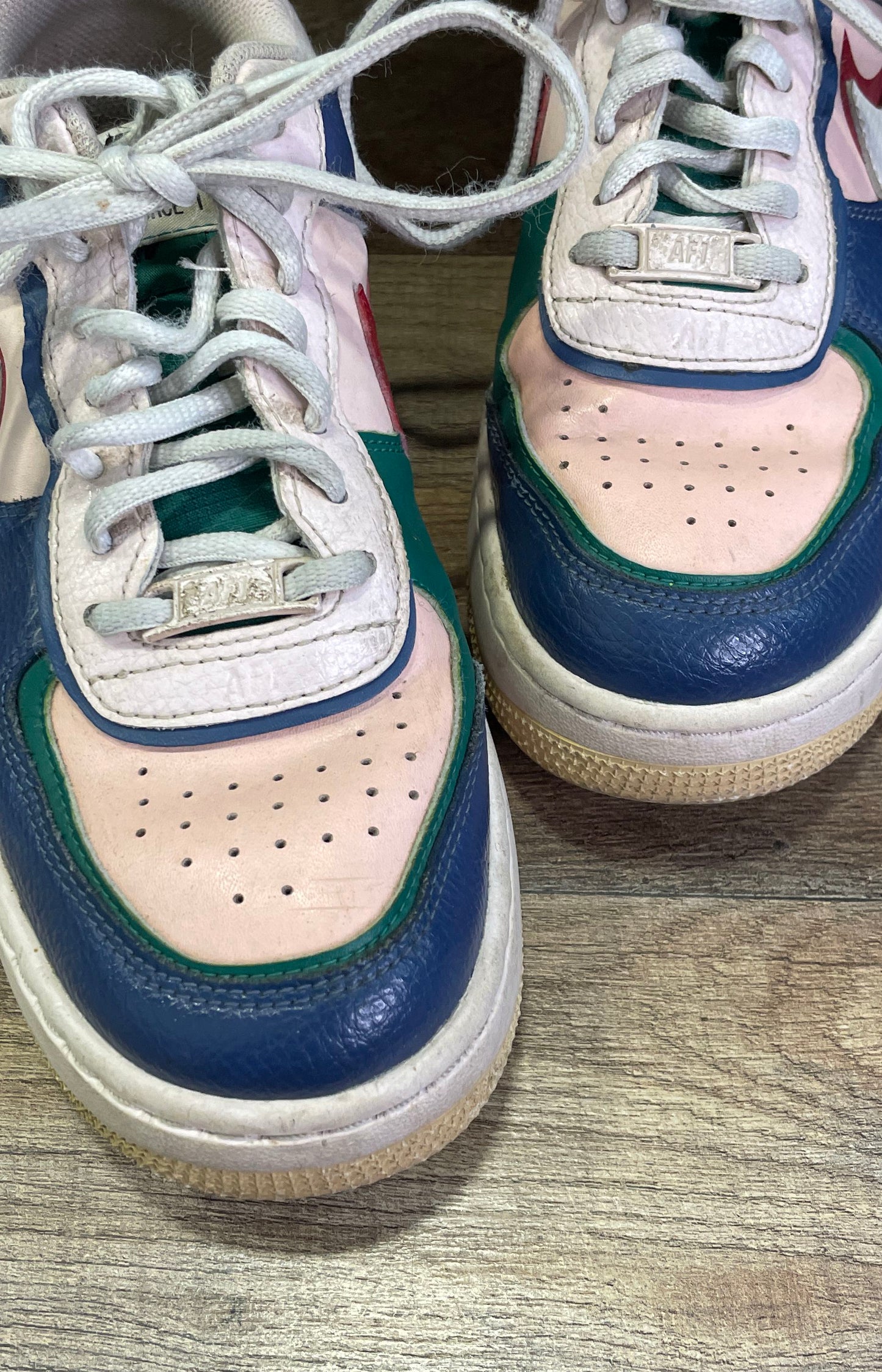 Nike Air Force 1 Shadow Mystic Navy Women's Sneakers Size 7.5 COA