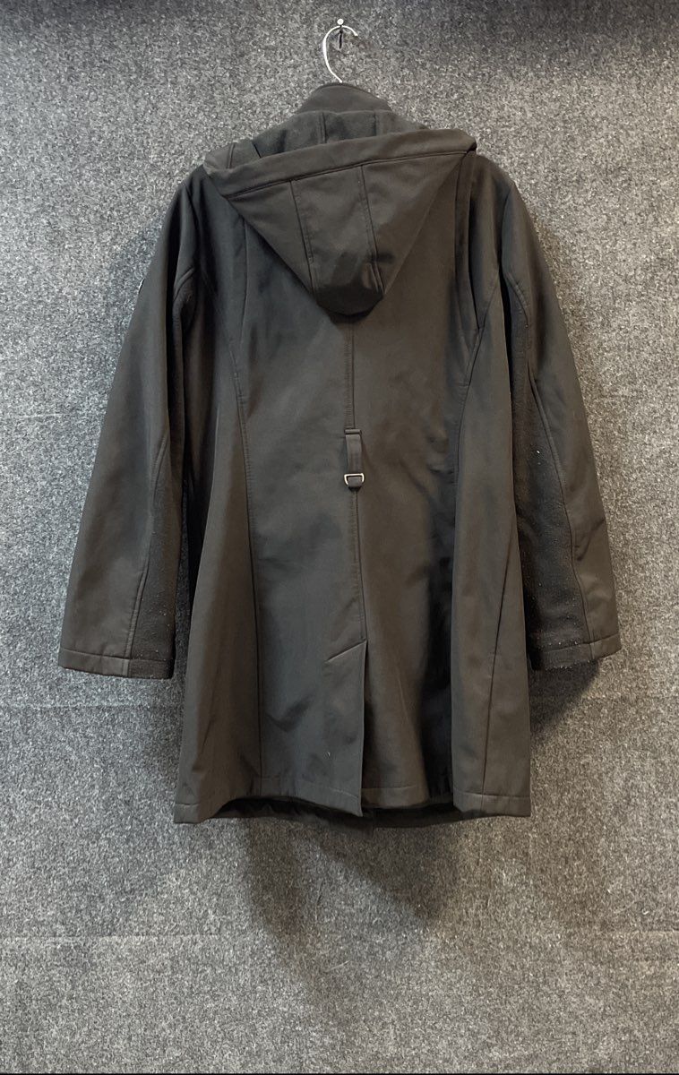 Calvin Klein Women's Black Softshell Hooded Jacket Water Resistant XXL