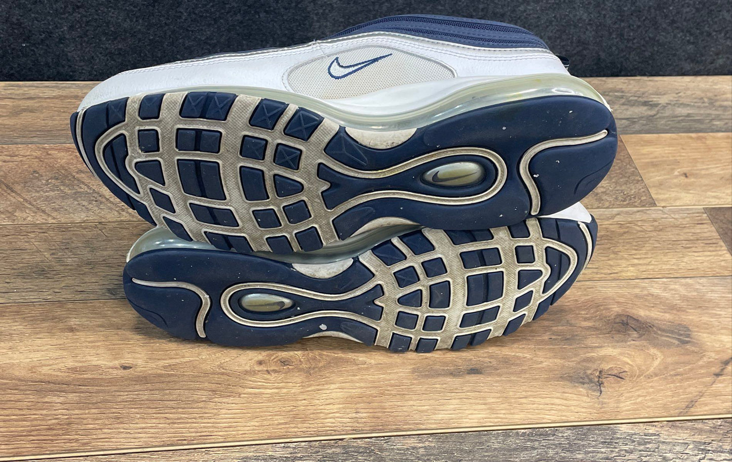 Nike Air Max 97 Midnight Navy White Silver Running Shoes