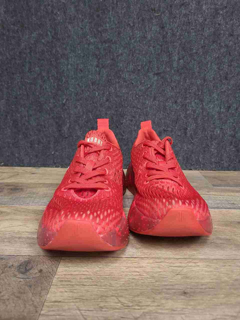 NOBULL Mesh Runner Red Marbled Camo Training Shoes Men's 7.5 Women's 9