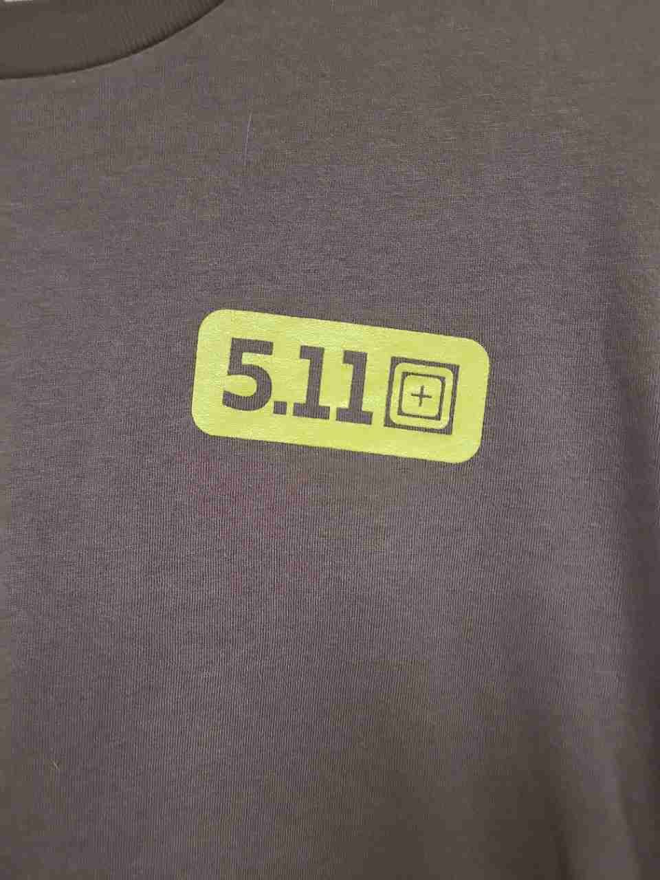 5.11 Tactical Men's Brown Long Sleeve Always Be Ready Graphic T-Shirt Sz XL