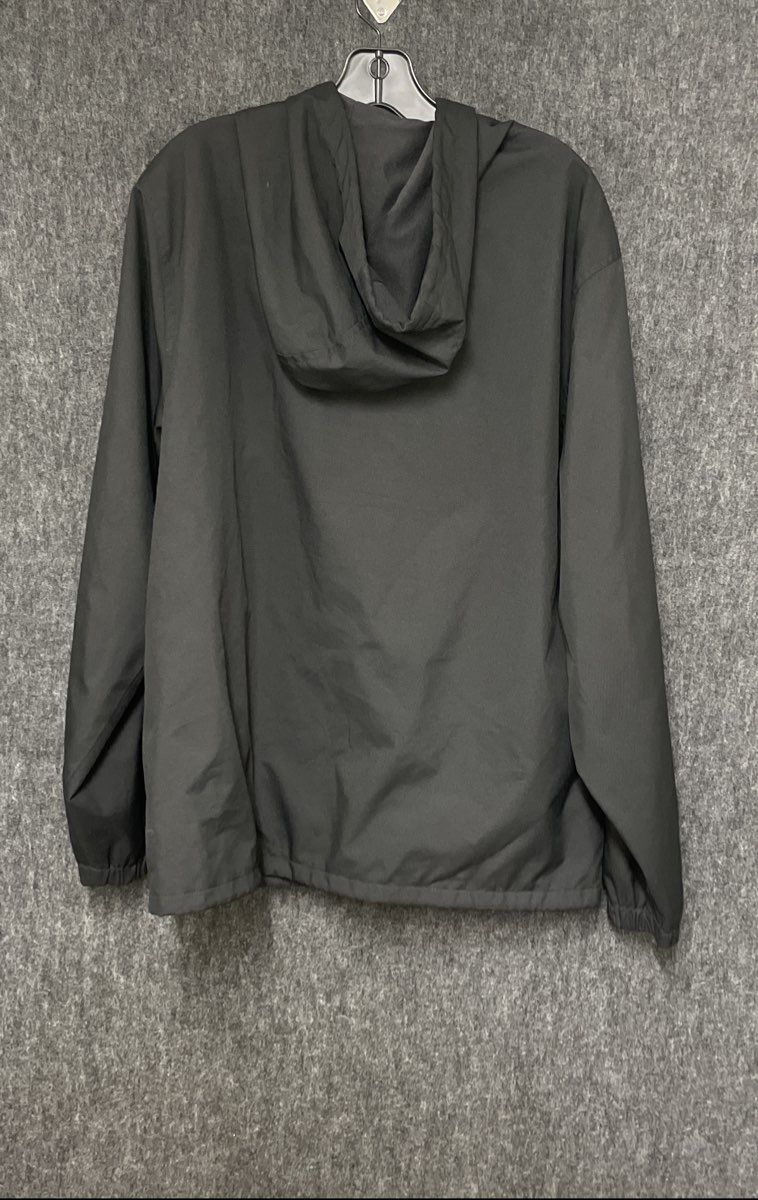Brixton Men's Black Hooded Full Zip Jacket Shenandoah Park Patch Size L